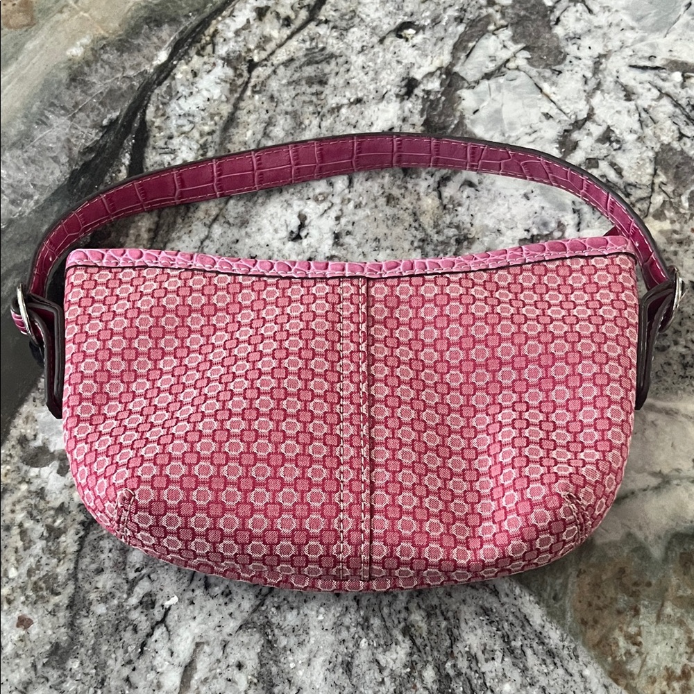 NWOT Nine West Pink Vintage Patterned Women's Small Purse / Handbag